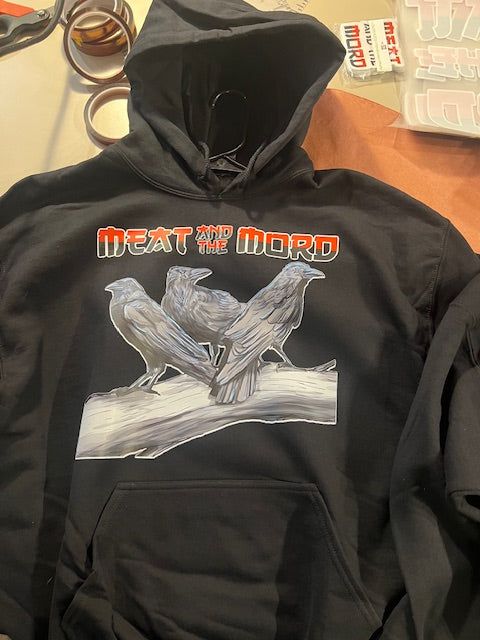 MEAT AND THE MORD Black Hoodie