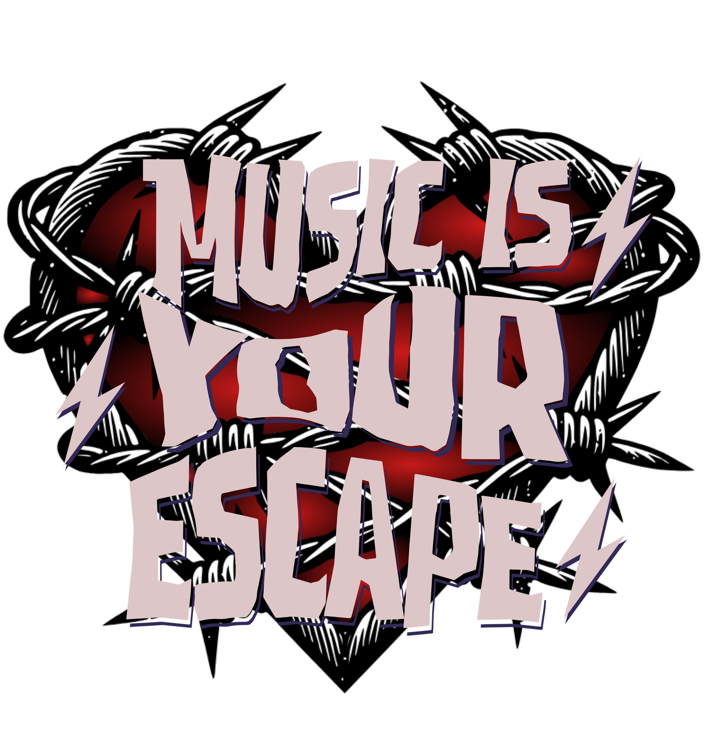 Music is Your Escape T-Shirt (Unisex & Womens)