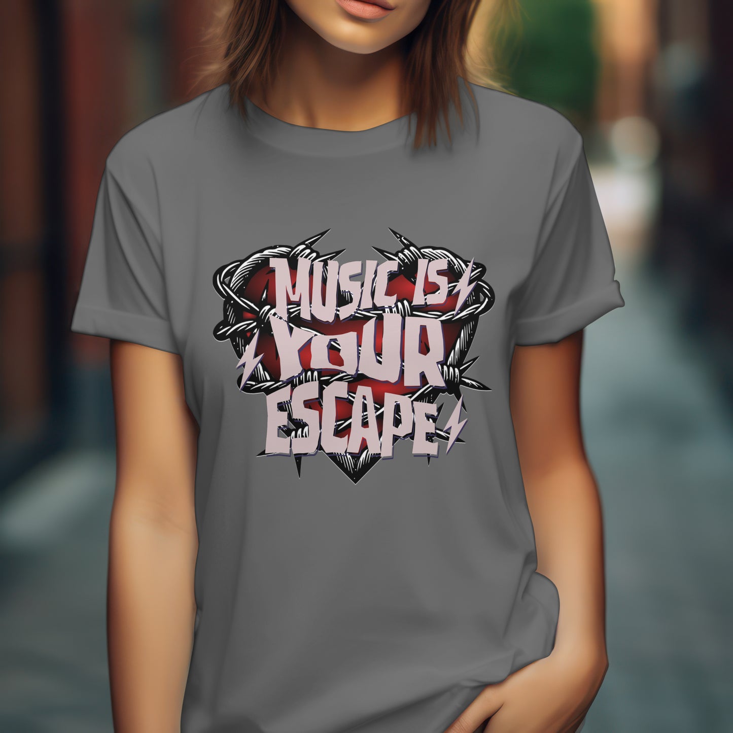 Music is Your Escape T-Shirt (Unisex & Womens)