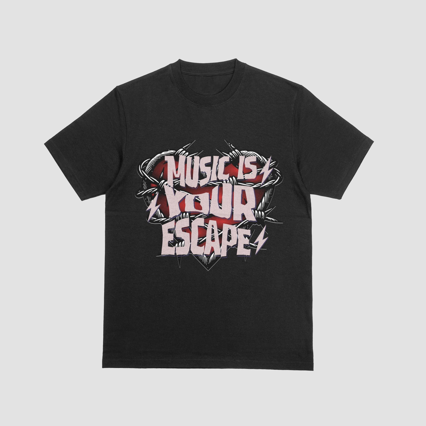 Music is Your Escape T-Shirt (Unisex & Womens)